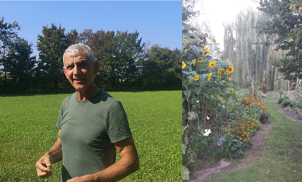 Ivan Baratto e il suo giardino